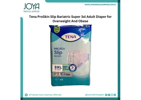 Tena ProSkin Slip Bariatric Super 3XL Adult Diaper for Overweight and Obese | Australia
