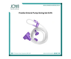 FreeGo Enteral Pump Giving Set Enfit - Joya Medical Supplies