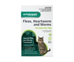 Buy Aristopet Spot Treatment for Kitten and Cat Over 4kg |Pets Worm treatment | VetSupply