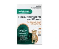 Buy Aristopet Spot Treatment for Kitten and Cat Upto 4kg |Pets Worm treatment | VetSupply