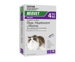 Neovet Flea and Worming For Cats over 4kg Purple