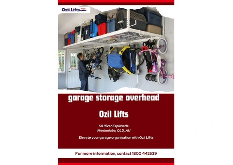 overhead garage storage racks