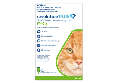 Revolution Plus for Large Cats 5 - 10Kg (Green)