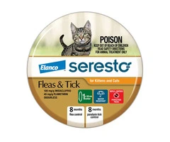 Seresto Flea Collar for Kittens & Cats (Orange)