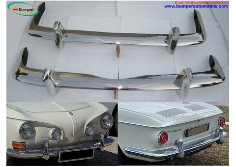 Volkswagen Type 34 bumper (1962-1965) by stainless steel new - 3/4