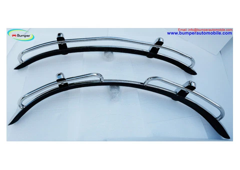 Volkswagen Beetle USA style bumper (1955-1972) by stainless steel - 3/4