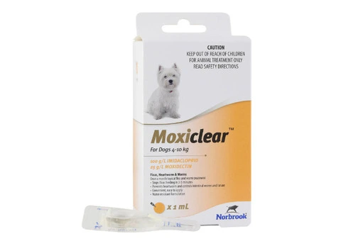 Moxiclear for Small Dogs 4-10 kg (Apricot)