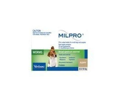 Buy Milpro Wormer Tablets for Small Dogs 0.5 to 10kg |Pet Worm treatment | VetSupply