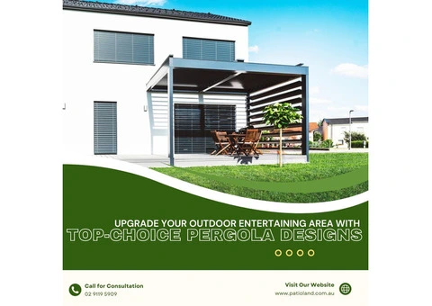 Experience the Best of Outdoor Living with Pergola Designs