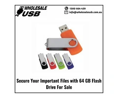 Secure Your Important Files with 64 GB Flash Drive For Sale
