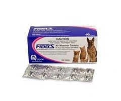 Fido's All Wormer Tablets For Dogs And Cats 2.5 - 10 Kgs