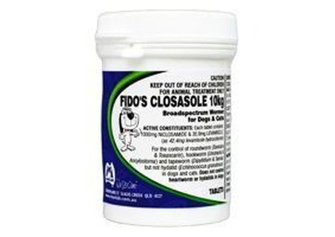 Fido’s Closasole Wormer Tablets for Dogs and Cats