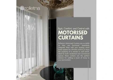 Motorised Curtains and Blinds Can Elevate Your Home's Aesthetics