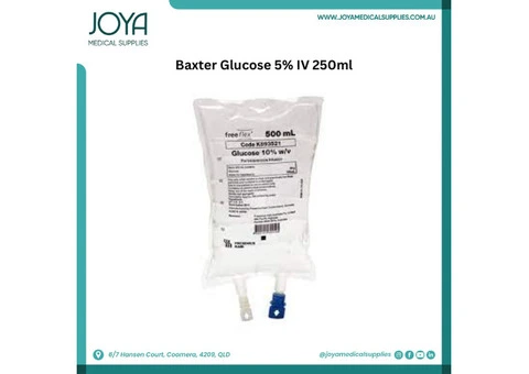 Baxter Glucose 5% IV 250ml | Australia - Joya Medical Supplies