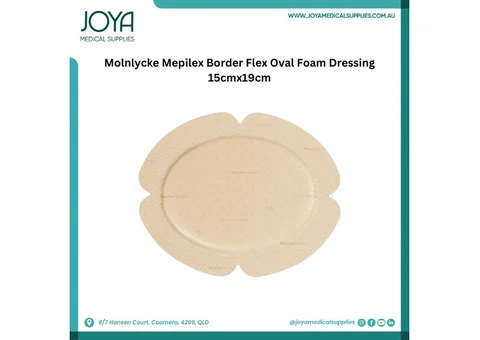 Mepilex Border Flex Oval Dressing 15x19cm - Australia