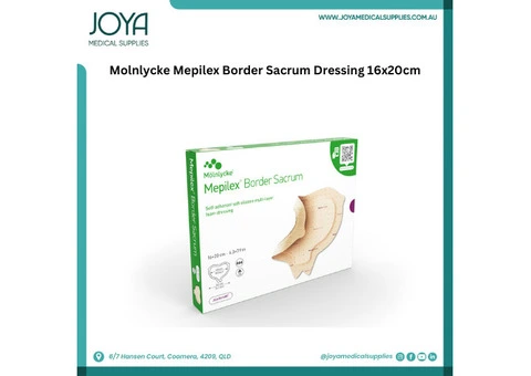 Buy Mepilex Border Sacrum Dressing 16x20cm Online - Joya Medical Supplies Australia