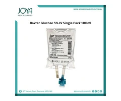 Baxter Glucose 5% IV Single Pack 100ml | Australia - Joya Medical Supplies