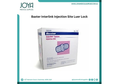 Baxter Interlink Injection Site Luer Lock | Australia - Joya Medical Supplies