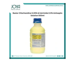 Baxter Chlorhexidine 0.05% and Cetrimide 0.5% Antiseptic Solution 500ml in Australia
