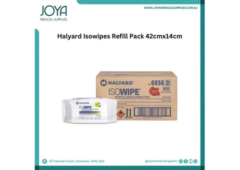 Halyard Isowipes Refill Pack 42cmx14cm | Joya Medical Supplies