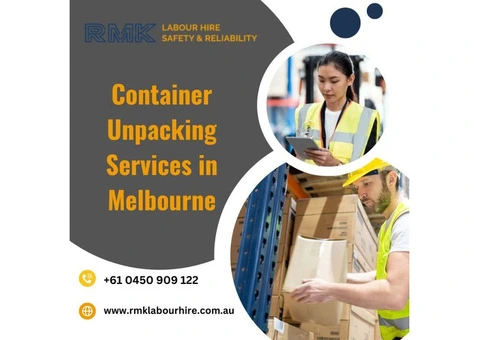 Container Unpacking Services in Melbourne