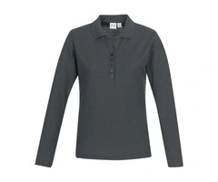 Womens Crew Long Sleeve Polo