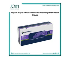 Halyard Purple Nitrile-Xtra Powder-Free Large Examination Gloves | Australia