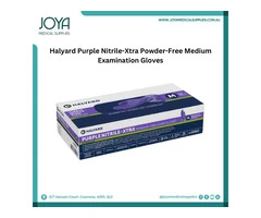 Halyard Purple Nitrile-Xtra Powder-Free Medium Examination Gloves | Australia