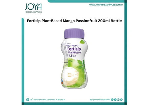 Fortisip PlantBased Mango Passionfruit 200ml Bottle - Australia