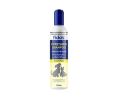Fido's Pyrethrin Shampoo for Dogs and Cats - Flea and Tick Control