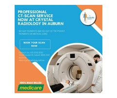 Professional Ct-Scan Service now at Crystal Radiology in Auburn.(02) 8315 8292