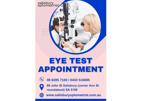 Schedule Your Eye Test Appointment at Salisbury Optometrist