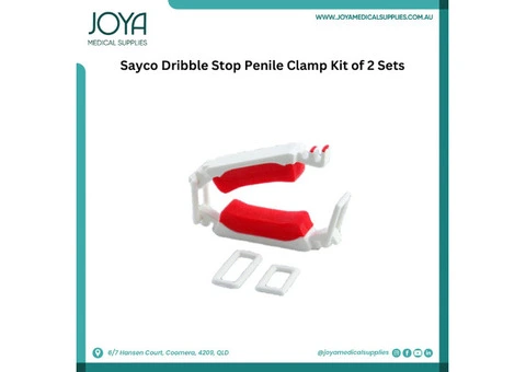 Sayco Dribble Stop Penile Clamp Kit of 2 Sets - Joya Medical Supplies