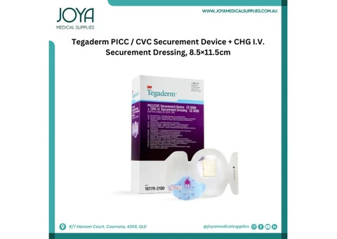 Tegaderm PICC/CVC Securement Device+ CHG I.V. Securement Dressing 8.5×11.5cm | Australia