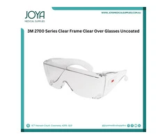 3M 2700 Series Clear Frame Clear Over Glasses Uncoated - Joya Medical Supplies