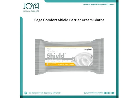 Sage Comfort Shield Barrier Cream Cloths - Joya Medical Supplies