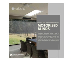 Motorised Outdoor Blinds Can Enhance Your Home’s Efficiency