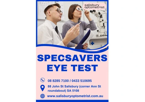 Specsavers Eye Test Services by Salisbury Optometrist