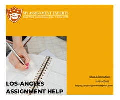 Assignment Help In Los Angeles from PhD Experts at MyAssignmentExperts