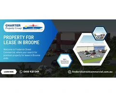 Property for Lease in Broome | Frederick Street Commercial