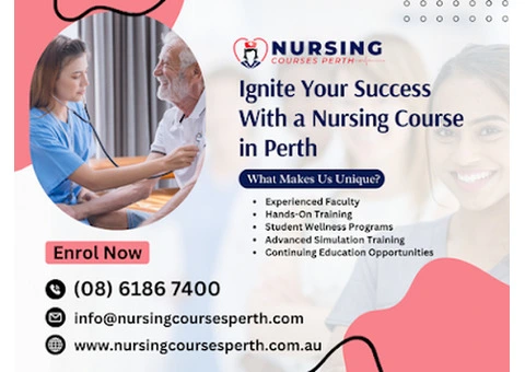 Ignite Success with Our Diploma of Nursing Course in Perth