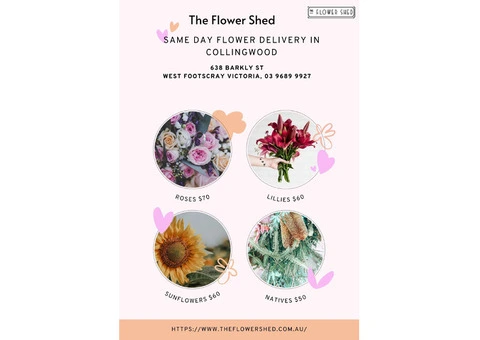 Same Day Flower Delivery Collingwood