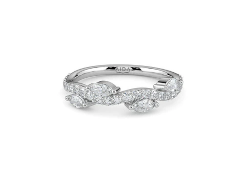 Elegant Kiama Shaped Wedding Band for Sale