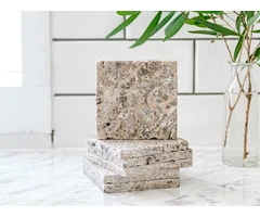 Platinum Silver - Natural Stone Coasters in Australia