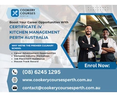 Master Commercial Cookery with Our Cert 4 Kitchen Management Perth