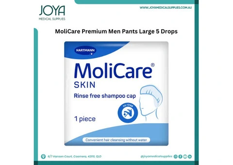 MoliCare Skin Rinse Free Shampoo Cap - Joya Medical Supplies