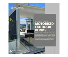 Motorised Outdoor Blinds for Perfect Sun Protection