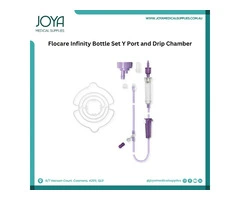 Flocare Infinity Bottle Set Y Port and Drip Chamber - Joya Medical Supplies