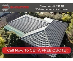 Showtime Restorations Offer Roof Spray Cleaning and Painting | Roof Tile Paint
