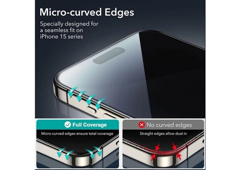 Premium iPhone 15 Tempered Glass Screen Protector – Buy at SATYAmarket